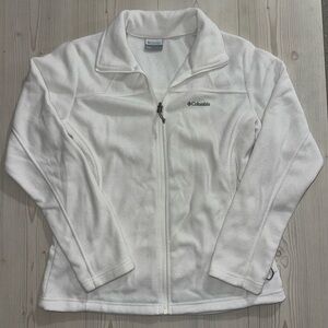 Columbia Women's Classic White Fleece Jacket